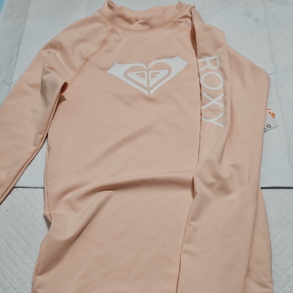 Roxy Blush Pink Rash Guard
